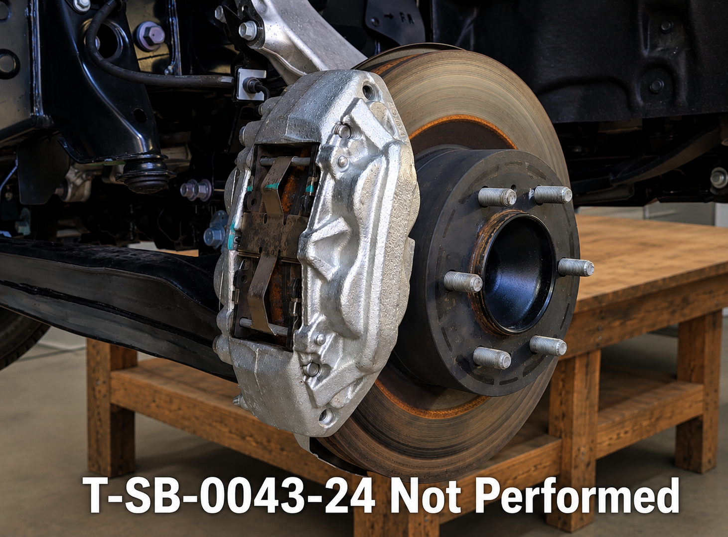 Tundra Brake TSB Not Performed