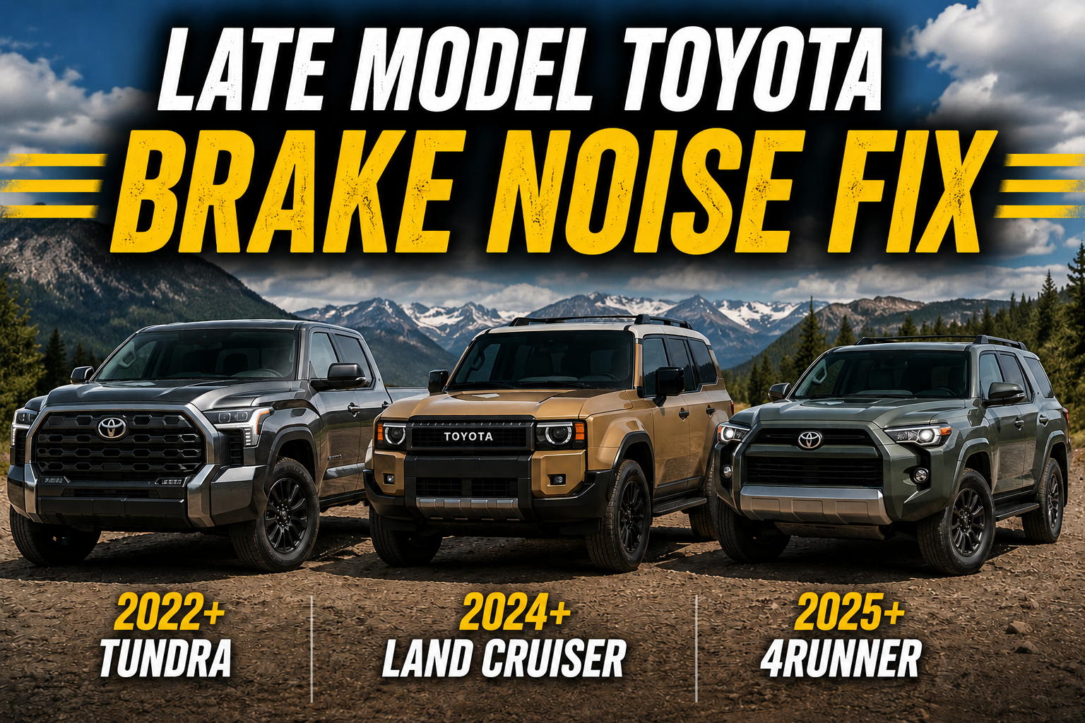 late model yota brake fix